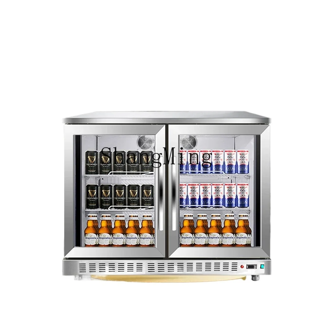 

ZYY Refrigerated Cabinet Small Freezer Embedded Commercial Fruit Air-cooled Beverage Display Cabinet