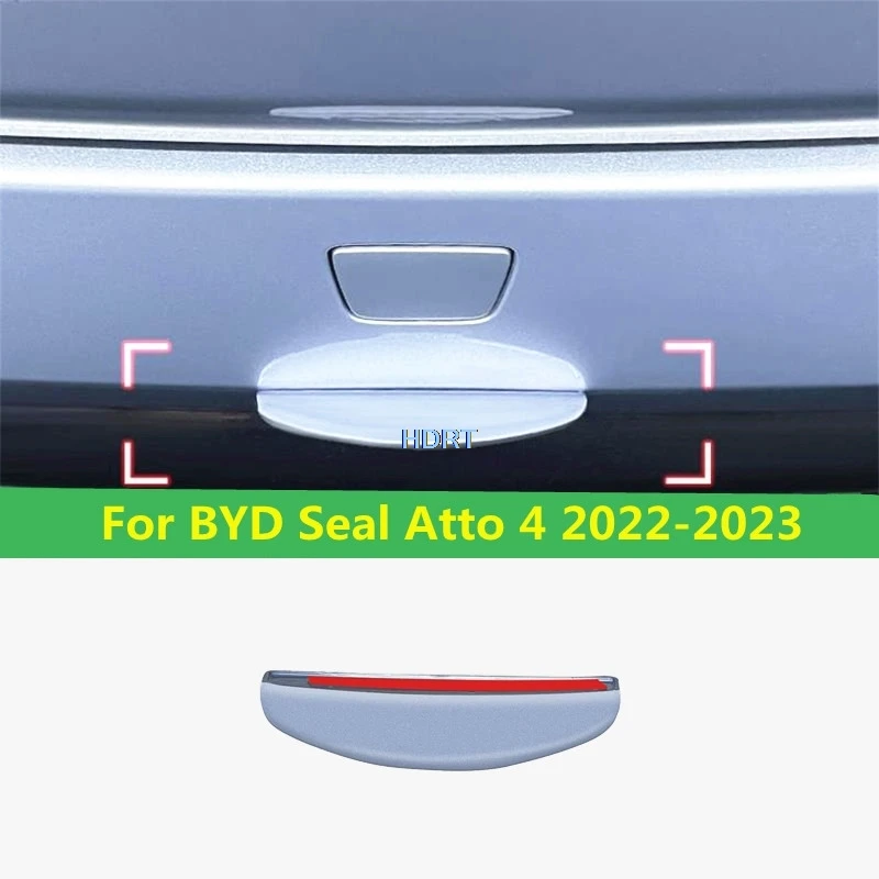 Car Style Reverse Image Camera Cover Blocking Shield Anti Pollution Rain Eyebrow Trim Accessories For BYD Seal Atto 4 2022-2023