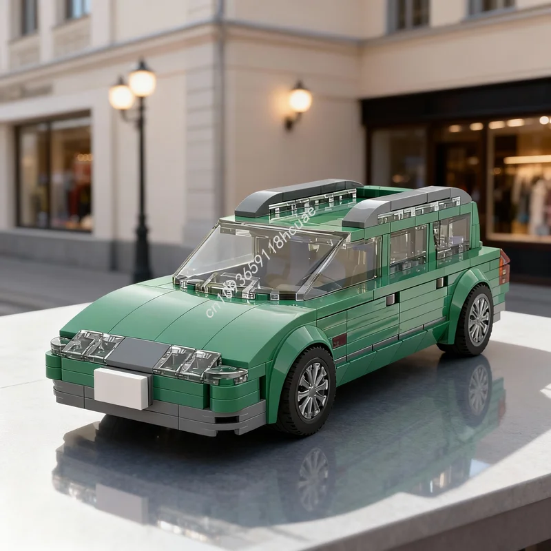 

326 деталей MOC Renault Laguna II Break City Champions, конструктор, архитектурная модель, креативный набор для самостоятельной сборки, идея для подарка на Рождество, игрушка, строительные блоки