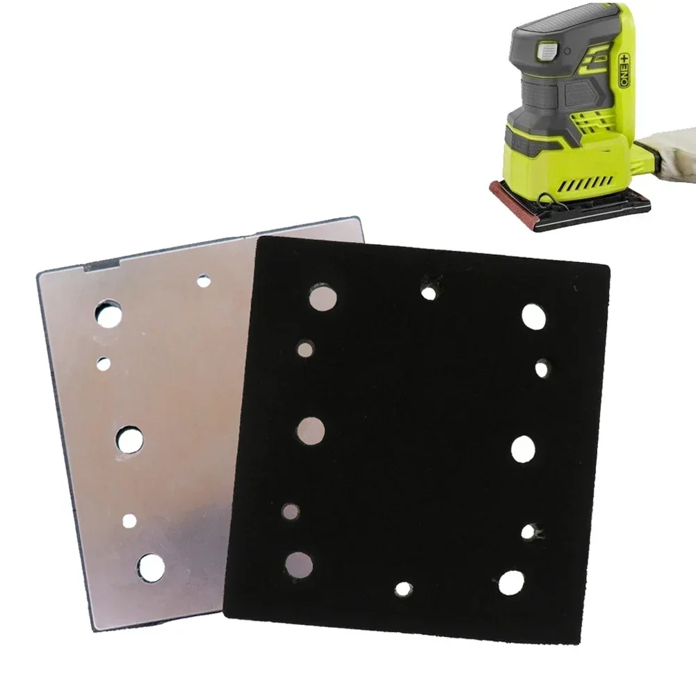 1pc 1/4 Sheet Sanding Pad 6 Holes Backing Plate For S650D S652D S652DK S652DG 14000OPM Finishing Sander 100x110mm