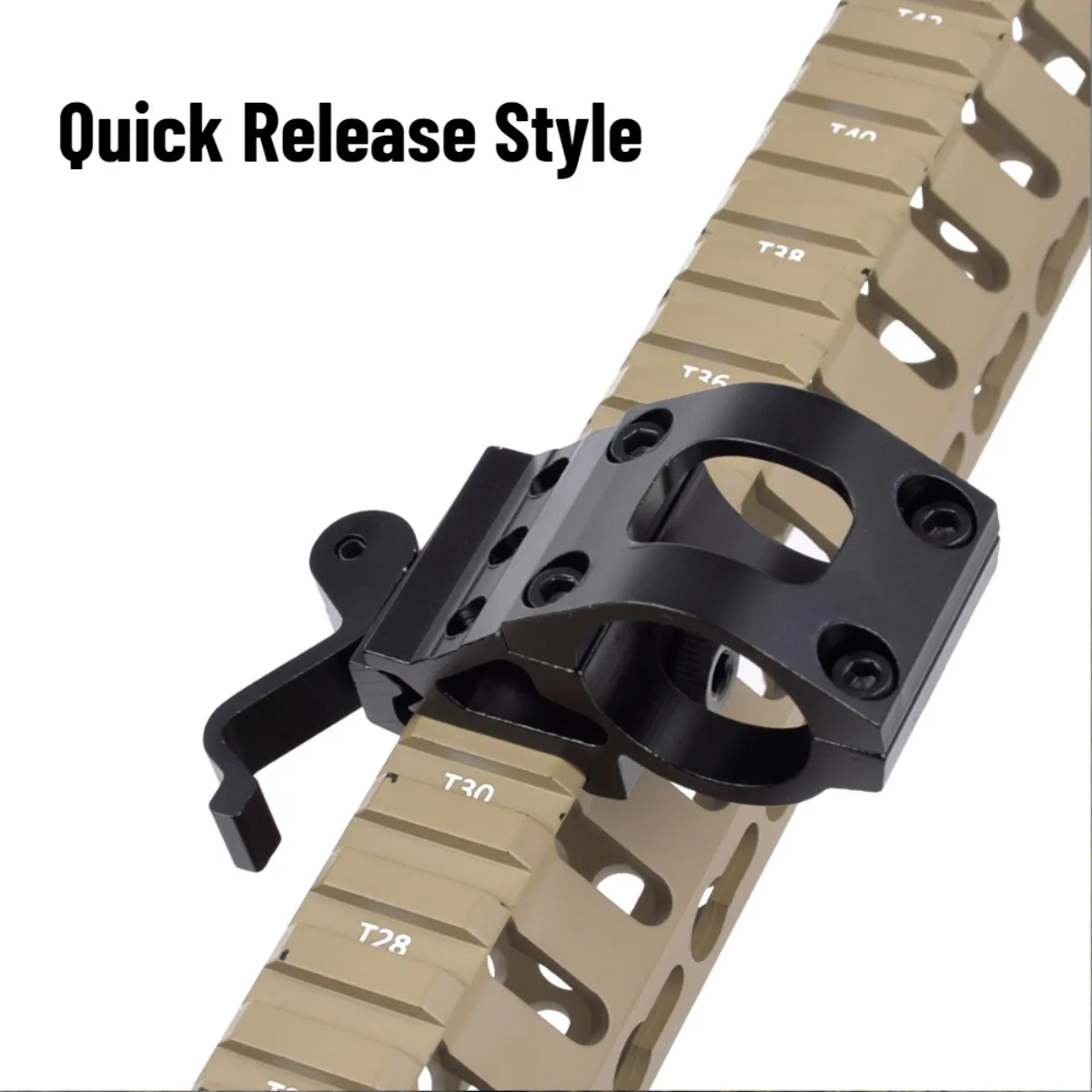 Tactical Quick Release Scope Mounts Flashlight Torch Mounts Fit 20mm Standard Picatinny Rail Hunting Accessories