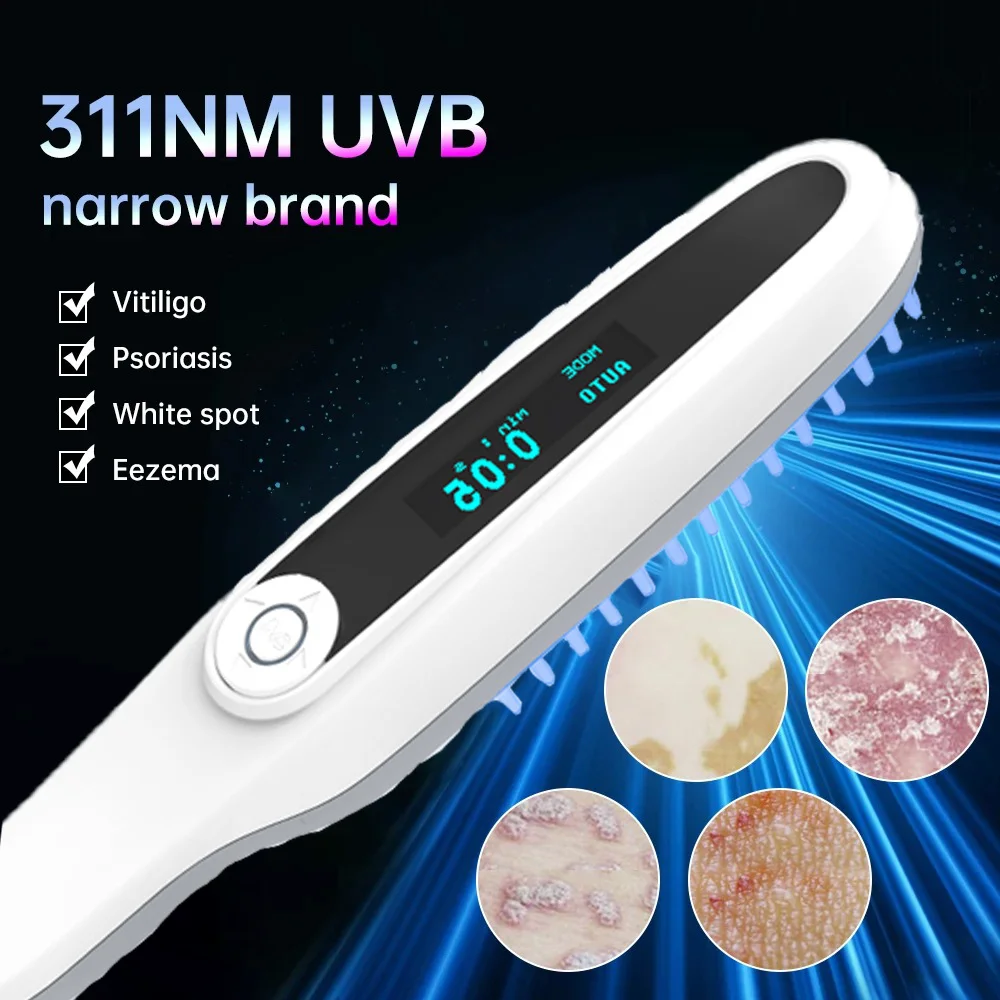 

311nm Narrow Band Ultraviolet UVB Lamps Household UVB Phototherapy Ultraviolet For Therapy Vitiligo Psoriasis SkinTreatment Lamp