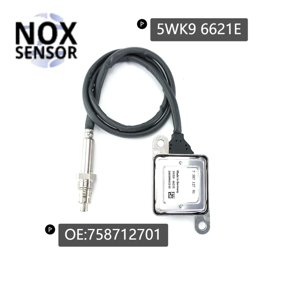 

5wk96621E 758712701 Оригинальный Новый азотный кислородный датчик NOx 12 В для BMW E93 E90 E82 E88 E87 E91 E60 F10 N53 Датчик Nox