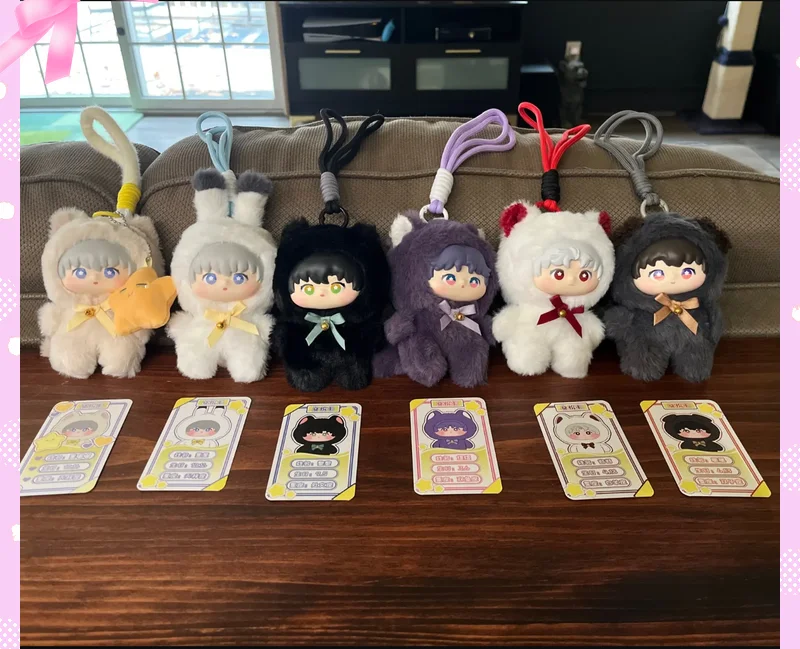 

Кукла «Любовь и глубокий космический слепая коробка», милая кукла Qin Che Xia, дневный веер ручной работы, эксклюзивный мультяшный орнамент, праздничный подарок, игрушка и хобби