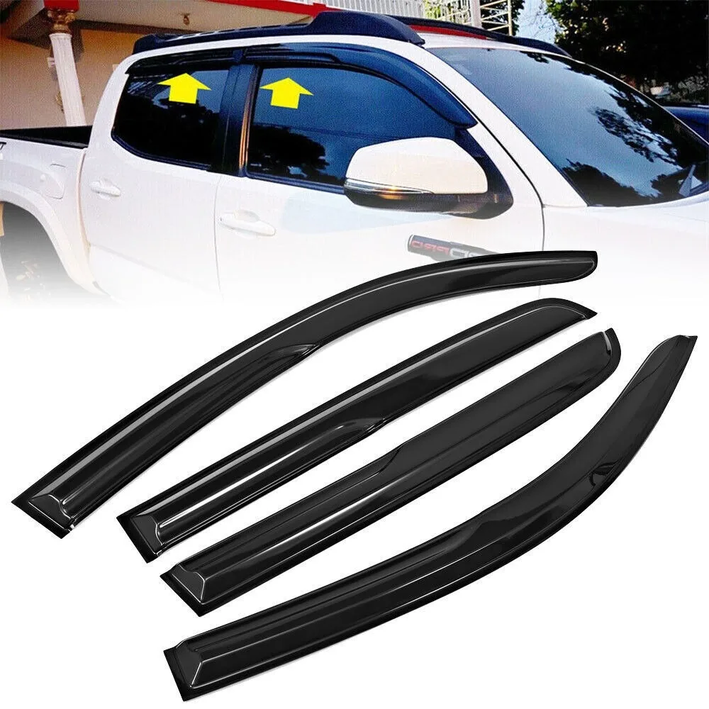 

For 2016-2023 Toyota Tacoma Double Cab Window Visors Vent Rain Guards