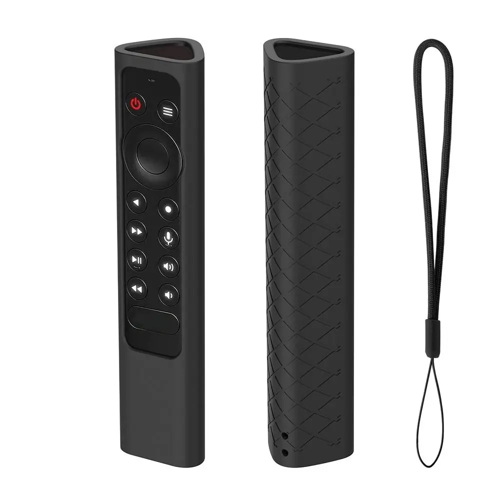 Protective Case Remote Control Case Silicone Shockproof TV Remote Cover Plain Color for NVIDIA Shield TVPro/4K HDR view 4