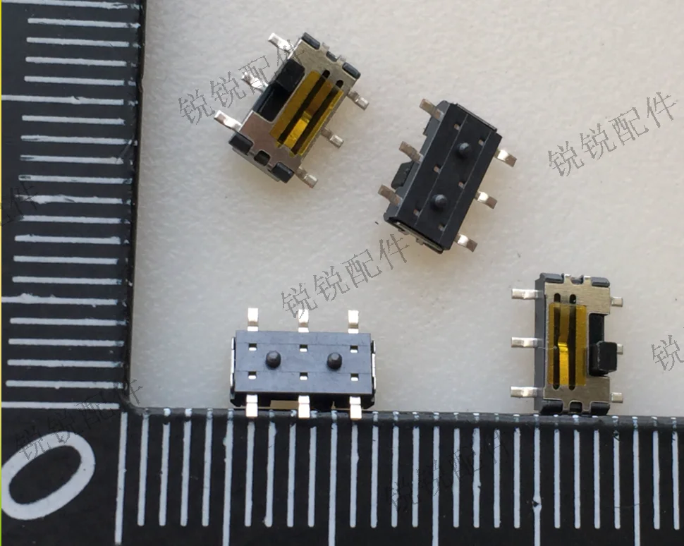 For original 6-pin patch Toggle switch 6-pin 2-stop vertical patch micro toggle slide switch