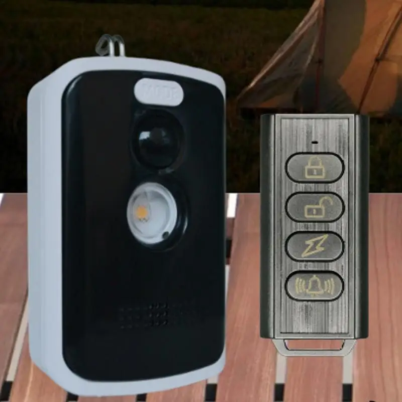 Camping Perimeter Alarm Remote Control Camp Safe Perimeter Trip Alarm Motion Activated Alarm Versatile Early Warning Security