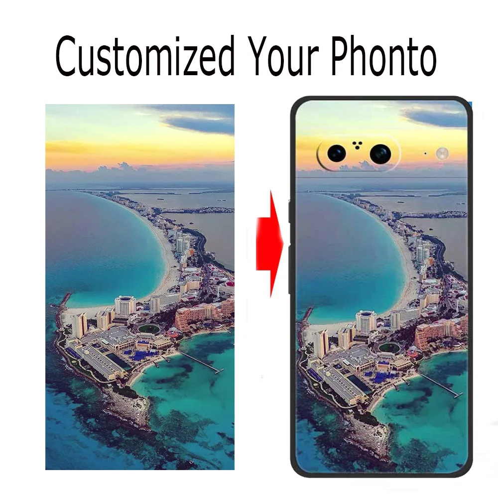 تخصيص لتقوم بها بنفسك صور الحالات الهاتف لجوجل بكسل 8 برو 8A 9 برو XL 9A 7 6 برو 7A 6A غطاء سيليكون صورة النص تصميم Pixel7A #2