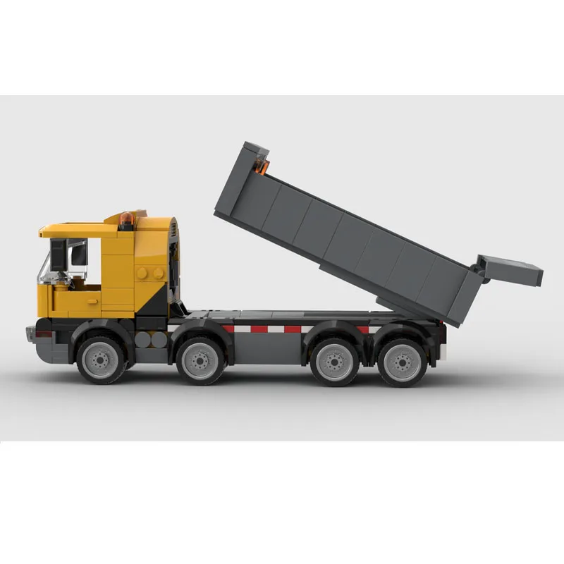 

MOC-251393City Cement Building Semi-Trailer Dump Truck Building Block Model 357parts Boys Children's Birthday Christmas Toy Gift