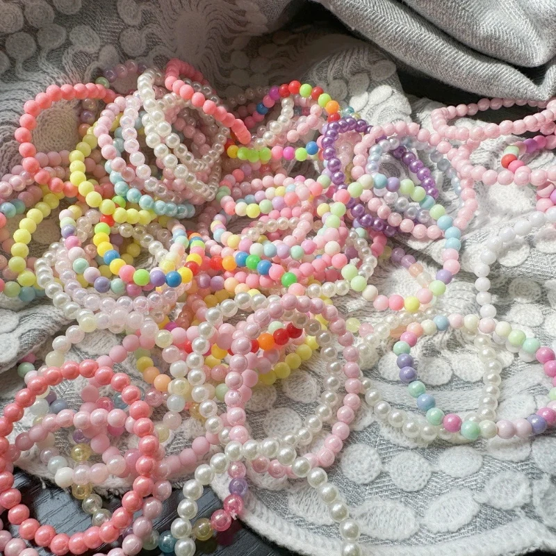 NEW 10-30Pcs Colorful Beads Bracelet Kids Girls Birthday Party Favors Goodie Pinata Filler Baby Shower Wedding Guest Treat Gifts