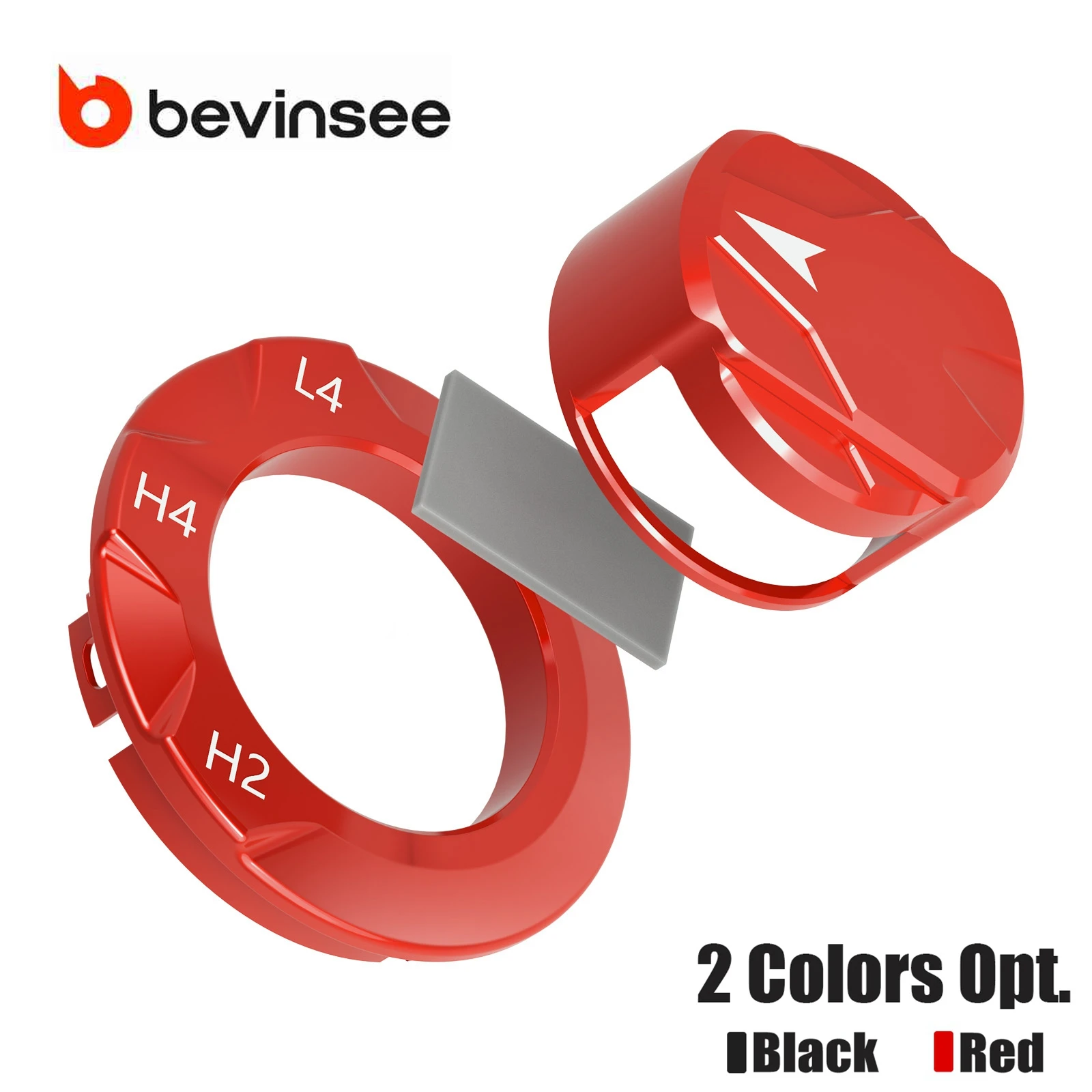 

BEVINSEE Switch Knob For Toyota 4Runner 2014-2024 Replace 36360-35610