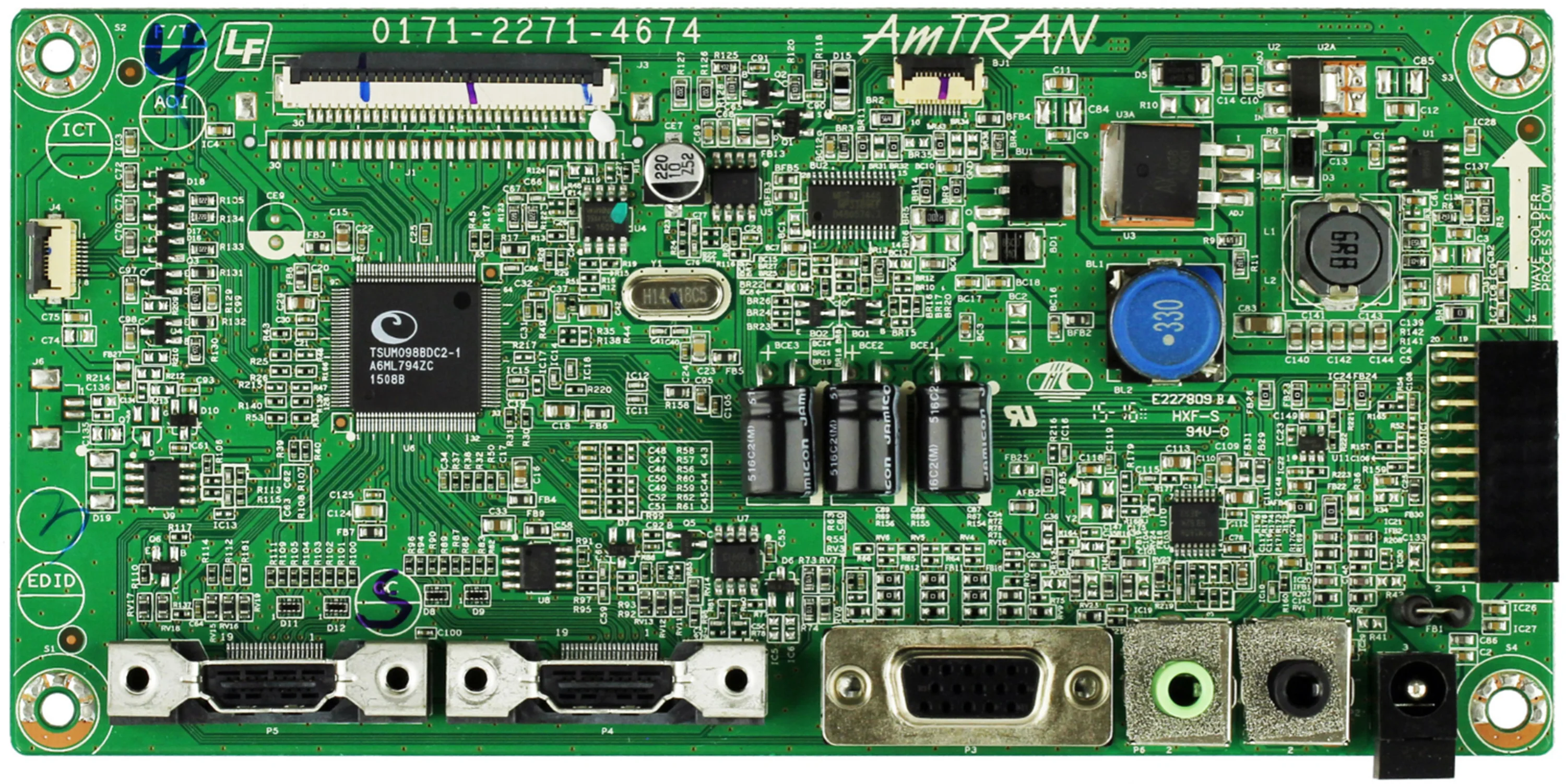 

Genuine Edition Original Drive board 0171-2271-4674 = 0171-2271-5792 3527-0262-0150 is for Monitor Main Board MX279 MX279H