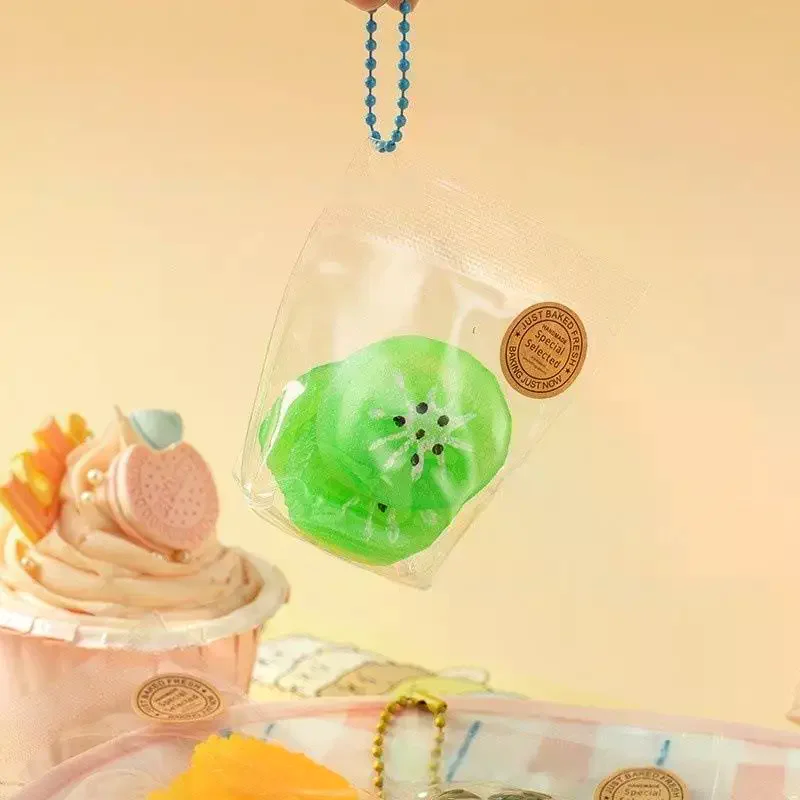 متعة لعبة تخفيف التوتر محاكاة الفاكهة قرصة ضغط لعبة لينة الحسية لعبة مكافحة الإجهاد كيرينغ قلادة المفضلة على ظهره ديكور هدية #4