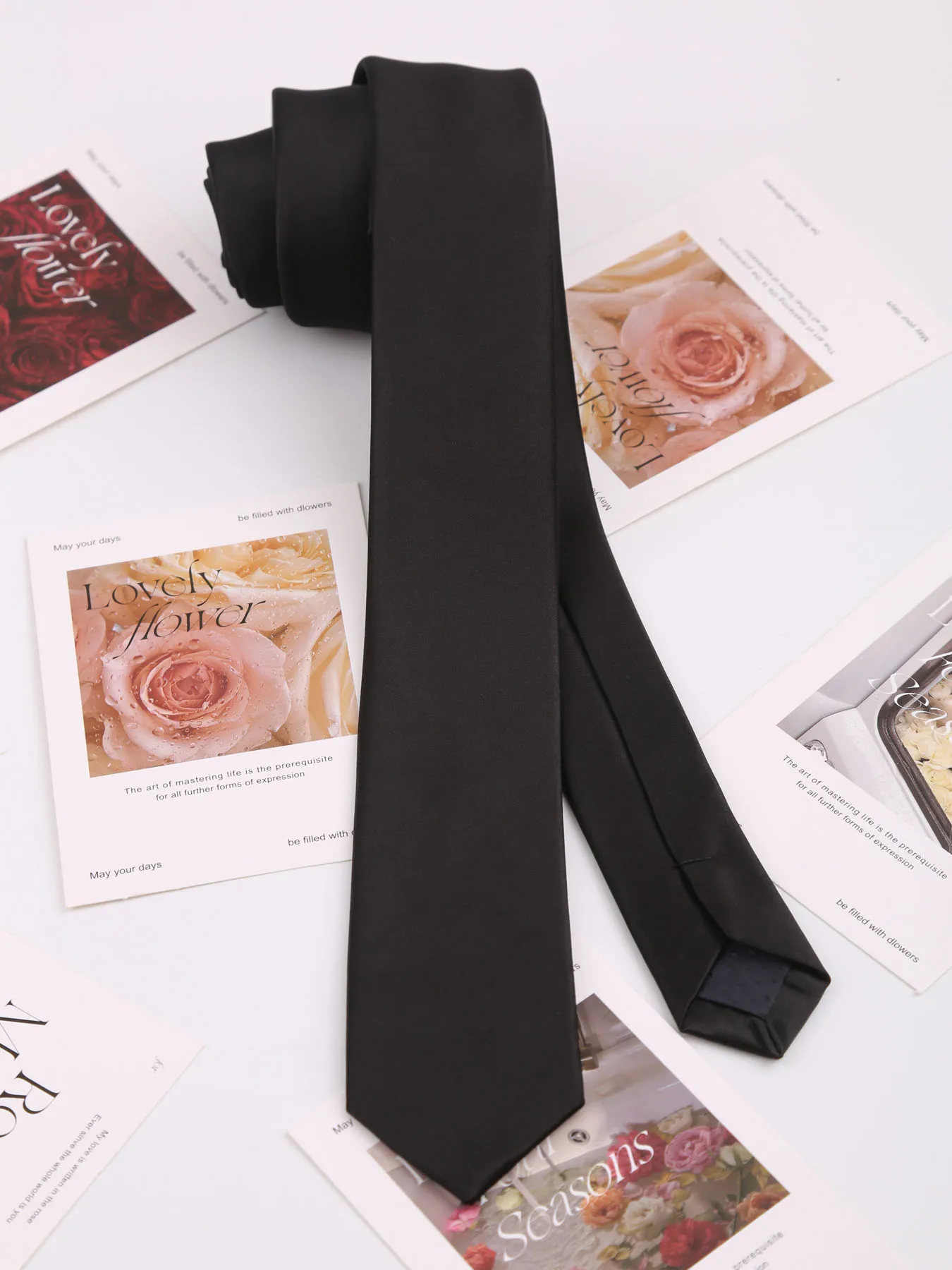 3.5CM 5CM 8CM Mens Solid Black Ties Adjustable Black Bow Tuxedo for Man Daily Wear Wedding Party Business Accessories