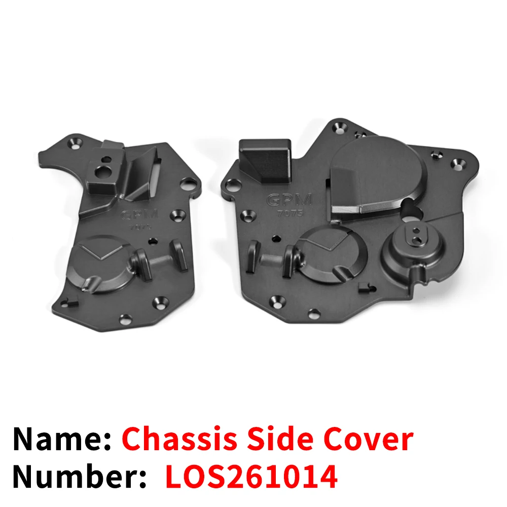 GPM Metal Triple Clamp Mount Rear Fender Mount Servo Arm Fork Lug Set for LOSI 1/4 Promoto-MX Promoto-SM Motorcycle RC Car