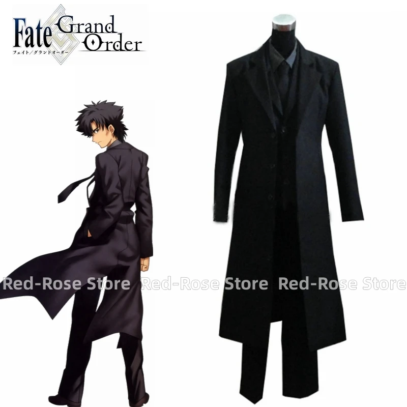 

Аниме Fate Zero одежда fate stay night Emiya Kiritsugu Косплей Костюм Полный комплект