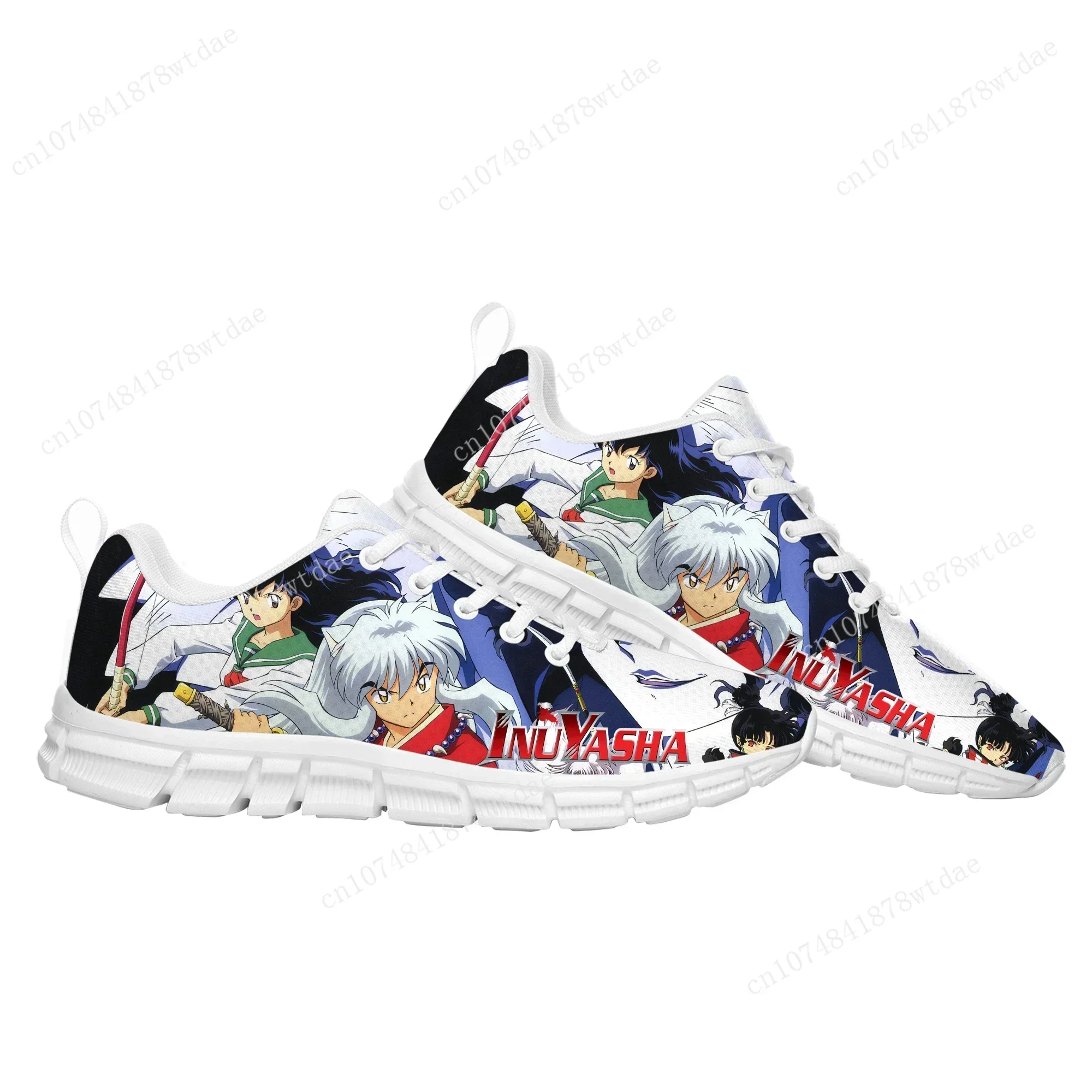 Inuyasha Sports Shoes Mens Womens Sneakers Kagome Higurashi High Quality Manga Comics Sneaker Custom Shoe