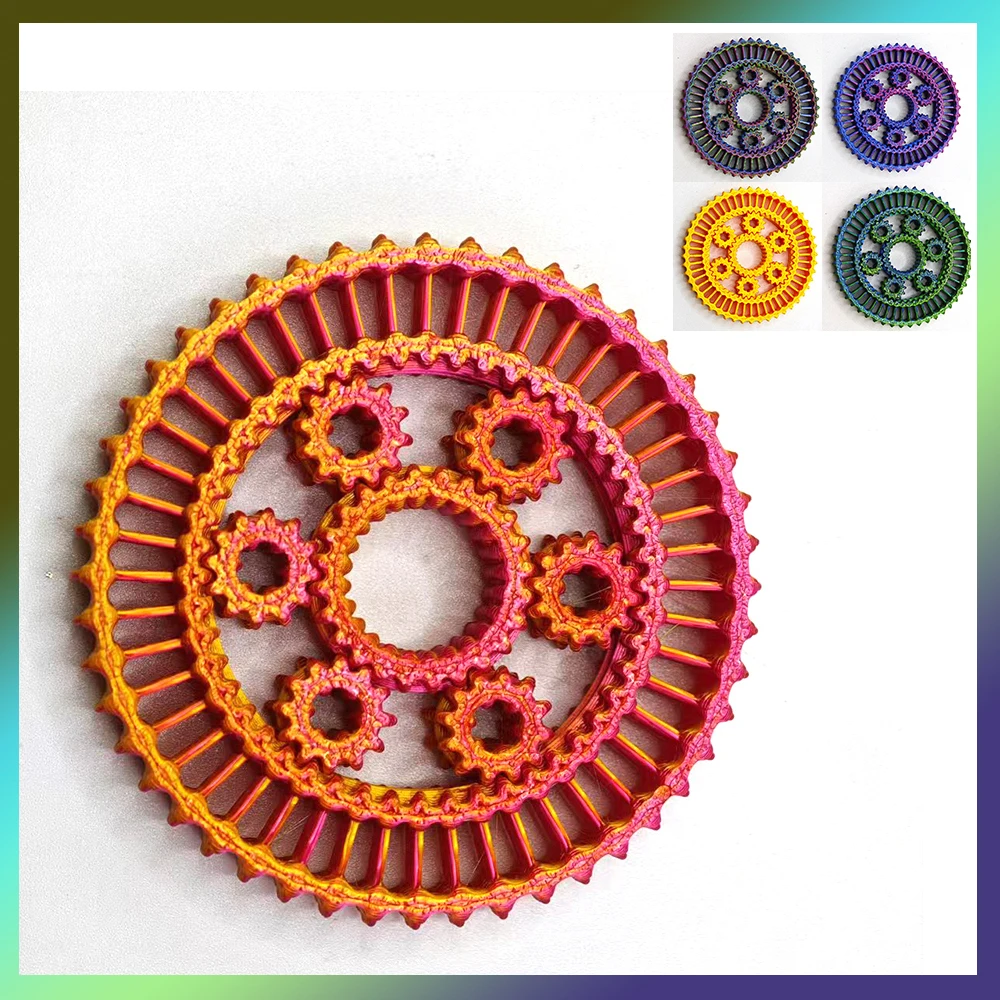 3D Baskılı Oyuncaklar Dişliler Modeli Döner Süs Dekoratif Dekompresyon Masaüstü Yaratıcılık Yenilik Çocuklar Hediyeler Oyuncak