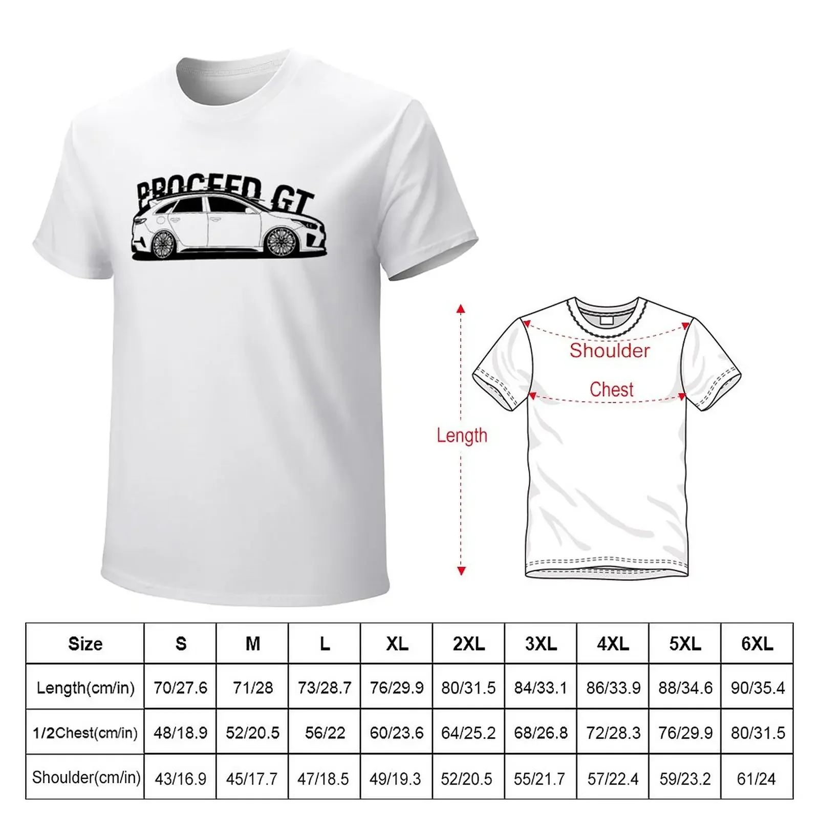 Kia ProCeed GT Wagon T-Shirt boys whites Aesthetic clothing for a boy men clothes