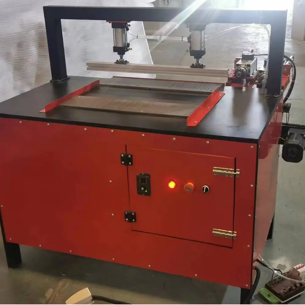Automatic Double-End Door Lock Hole Drill Keyhole Punching Woodworking Slotting Milling Horizontal Mortiser Machine