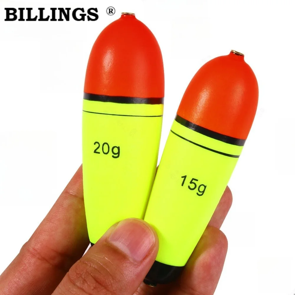 BILLINGS 20pcs Set of Long-Cast Saltwater Fishing Floats Practical Fishing Floats for Lure Multi-Gram Medium-Float Fishing Gear