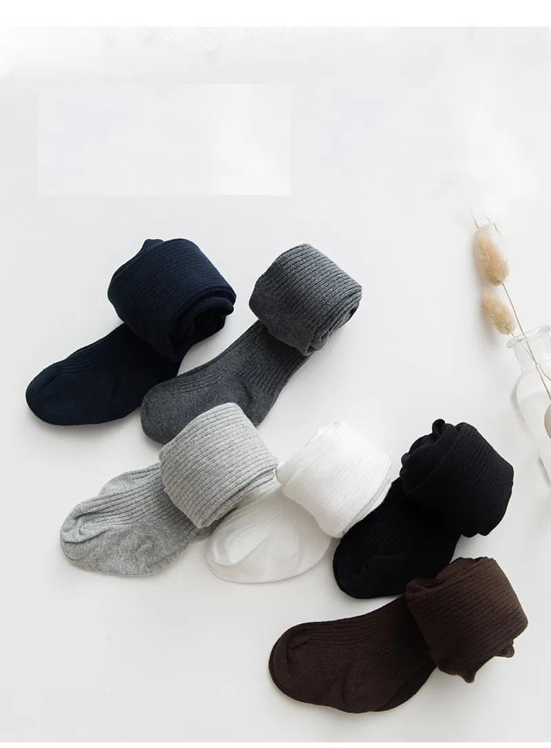 جديد تسليم الاطفال الجوارب الخريف الربيع 79% القطن فتاة صبي جميل الصلبة طالب الأطفال جورب 0-10y 1 زوج الطفل جوارب طويلة XXS-XXL #2