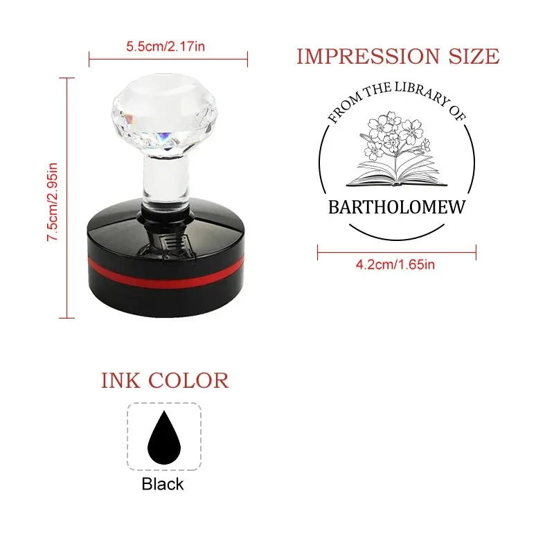 شعار شخصي ونص التحبير الذاتي ختم مخصص حساس للضوء ختم الحبر ختم حفل زفاف التعبئة والتغليف عنوان الشركة #4