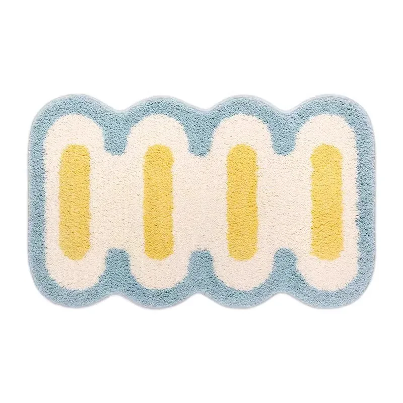 VIKAMA's New Bedroom Floor Mat Bathroom Sink Mat, Living Room Entrance Mat, Flannel Rug Easy To Clean, Great For Home Decoration