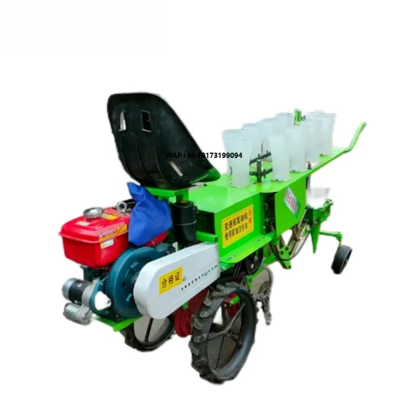 

Planter Machine Double Row Vegetable Seeder Planter Lettuce Onion Transplanter Tomato Planting Machinery Engine Included