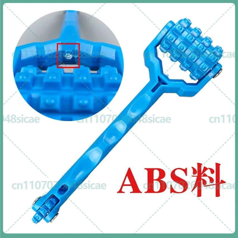 4-16PCS Dual Head Pressure Roller Car Sound Deadening Tool Roll Compact Vibration Damping Mat Construction Wheel