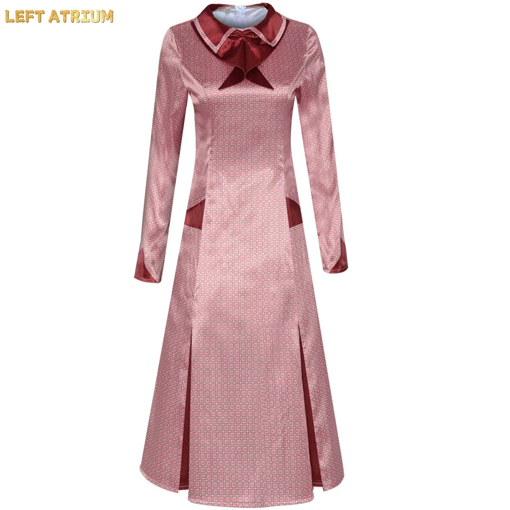 

2025 Long Dress Outfits Halloween Carnival Disguise Suit Anime TV Fantasy Dolores Cosplay Umbridge Cosplay Costume Adult Women