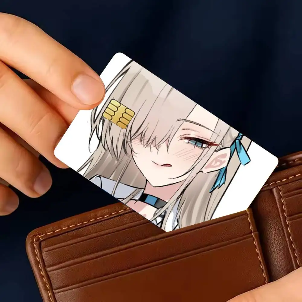 Ichinose Asuna Blue Archive Sticker Film Tape Skin for Credit Card Debit Card Waterproof Stickers