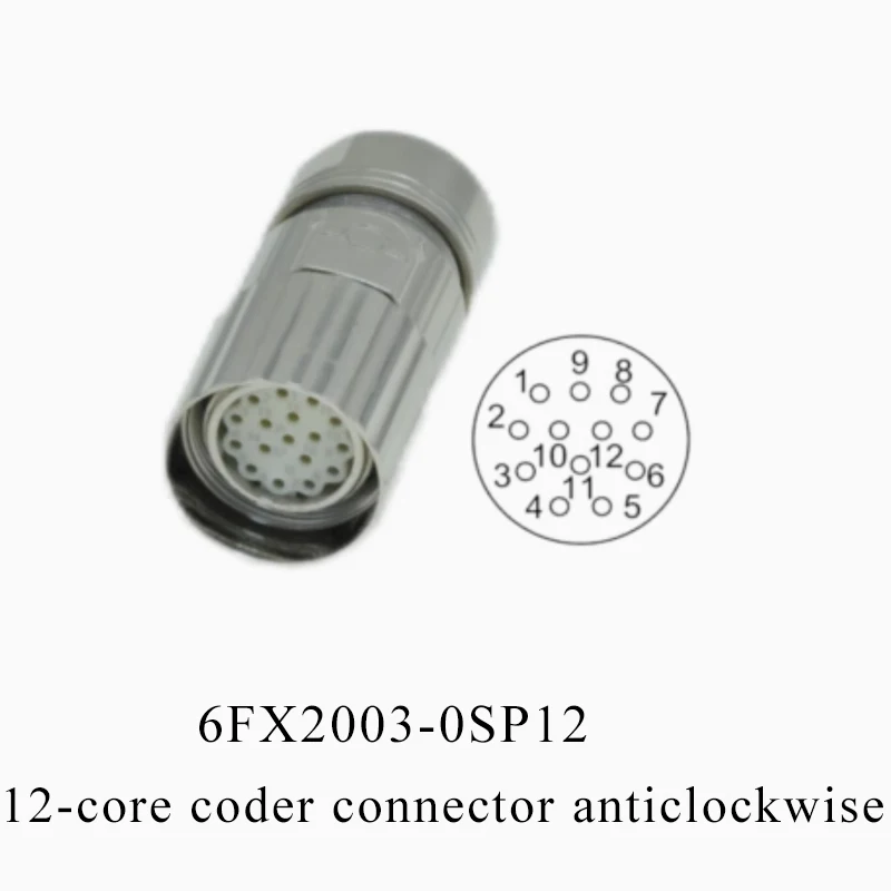 6FX2003-0SP12 12-core Encoder Cable Connector  ( Counterclockwise )