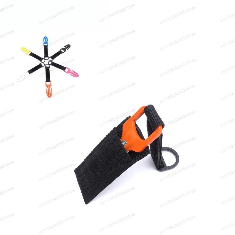 Diving fishing ceramic blade wire cutter with nylon cloth knife sleeve fixing ring