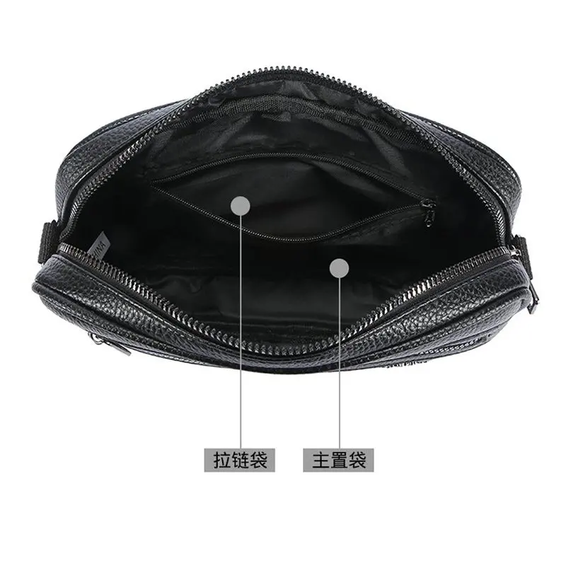 High Quality Soft pu Leather Men Bags Fashion Business Clutch Bag Casual Travel handbag 2026 new Male shoulder crossbody bag