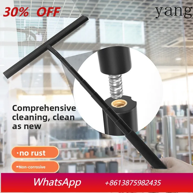 

YJQ glass scraping cleaning bathroom retractable silicone household bathroom countertop glass wipe