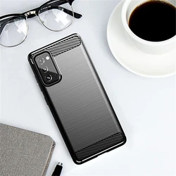 For Samsung Galaxy S20 FE Case Silicon Carbon Fiber Cover For Samsung S20 Fan Edition Case For Samsung S20 FE S21 S22 Ultra Case