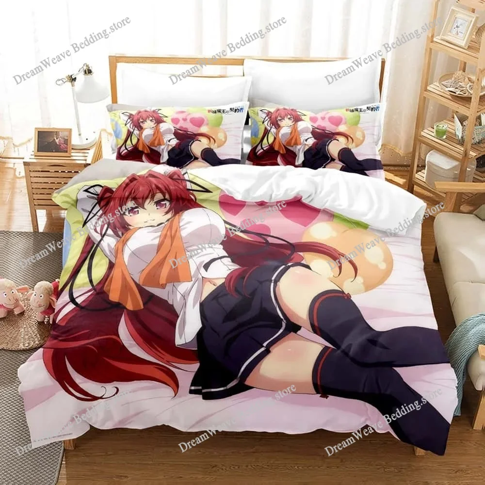 

Anime The Testament of Sister New Devil Bedding Set Single Twin Full Queen King Size Bed Set Adult Kid Bedroom Duvet Cover Sets