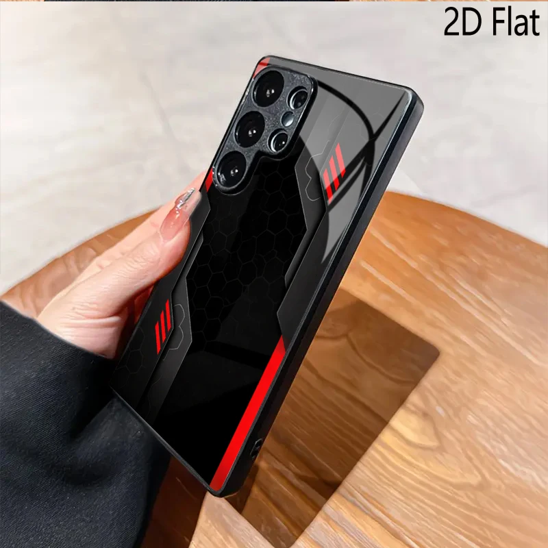 Black and Red Cyber ​ for Samsung GalaxyS26/S25/S24ULTRAS23/S22/S21/S20PLUS FE A56,54,35,33,16A22,23,24,25,A26,A05,A06Phone case