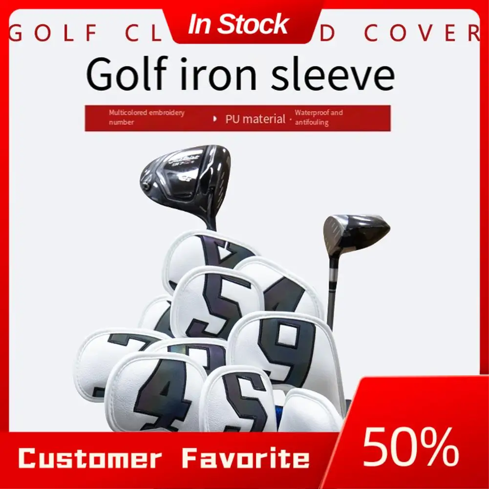

Y28A Golf Iron Cover Iron Cover PU Leather Wedge Cover Protective Cover