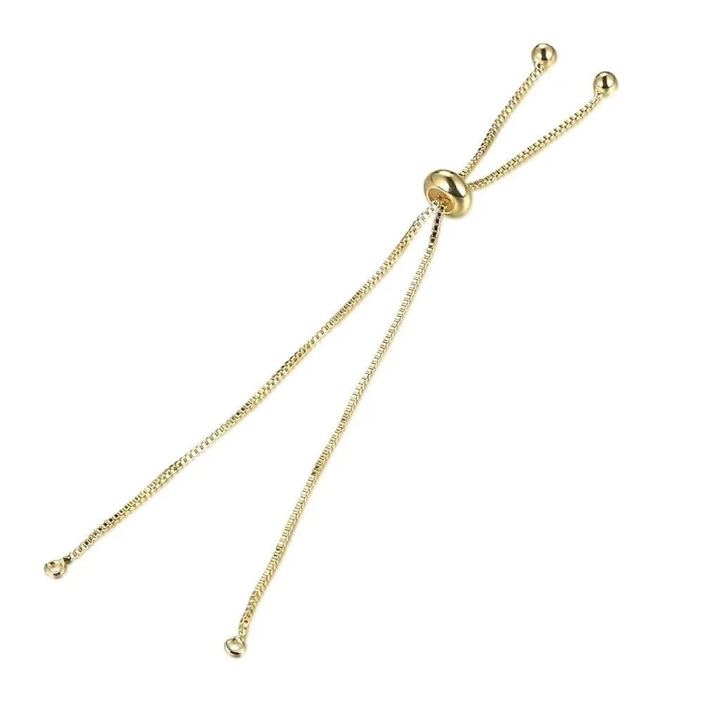 1PC Gold Extension Chains Stainless Steel Silver Necklace Extender Round Ball Adjustable Hand Bracelet Extensions