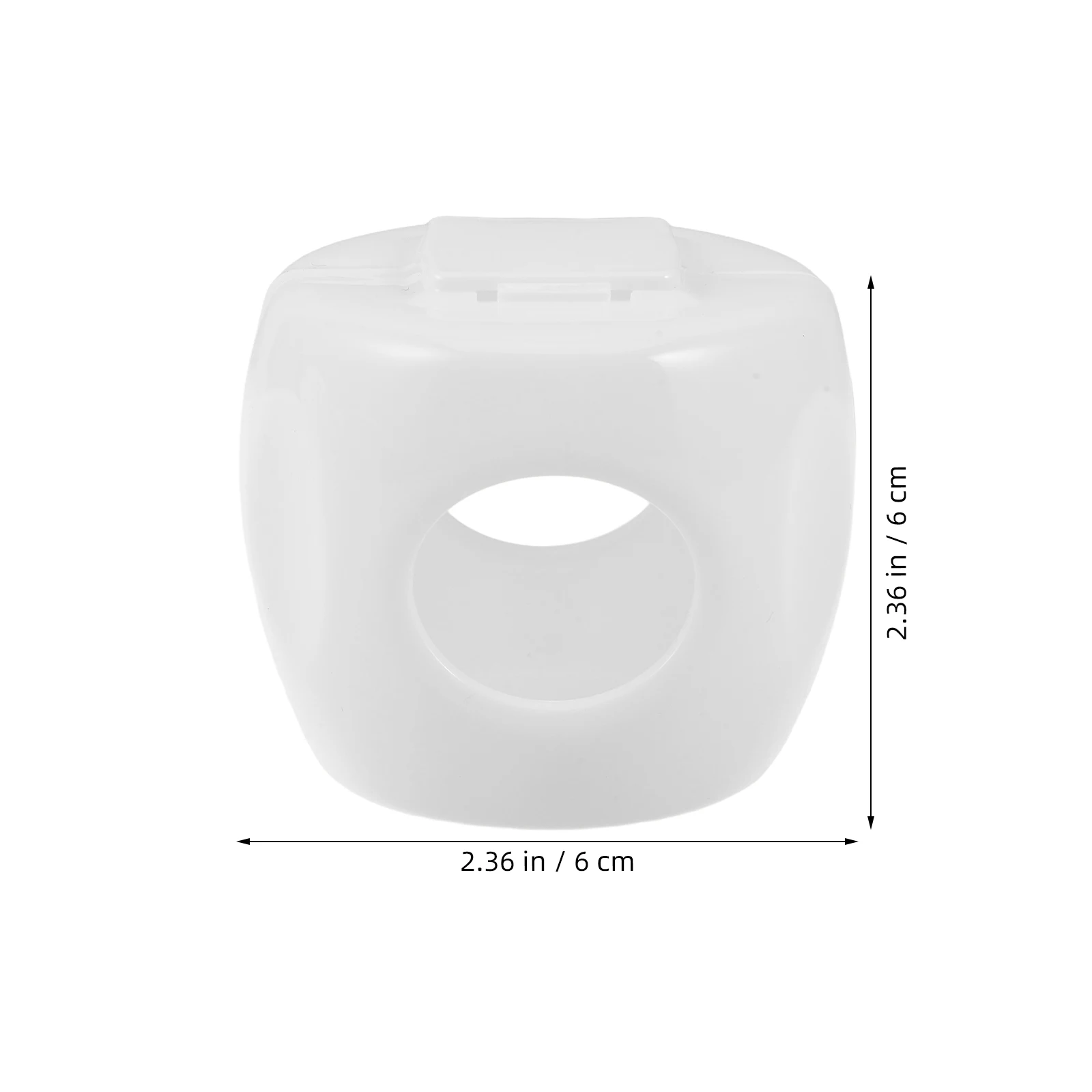 6 قطعة مقبض الباب الآمن يغطي الأبيض برهان قبضة مقبض الحرس العالمي جولة الغطاء الواقي للمنزل الحضانة