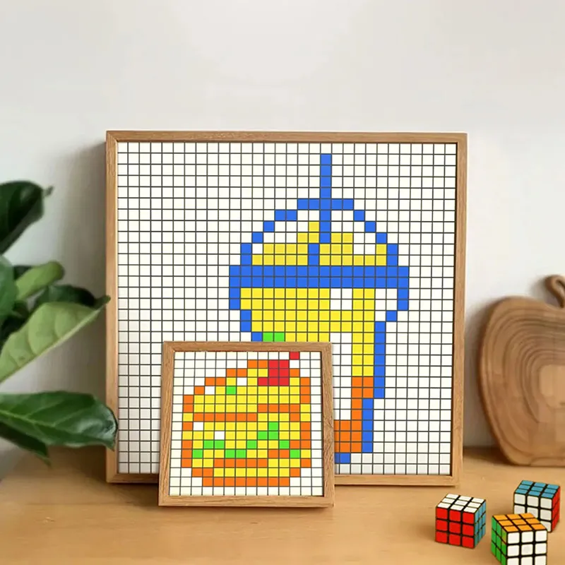 [CubeFun] Gan mosaïque Cubes 10 bricolage Puzzle Cube magique magnétique 10x10 Cube créatif mosaïque peintures décoratives jouets pour enfants