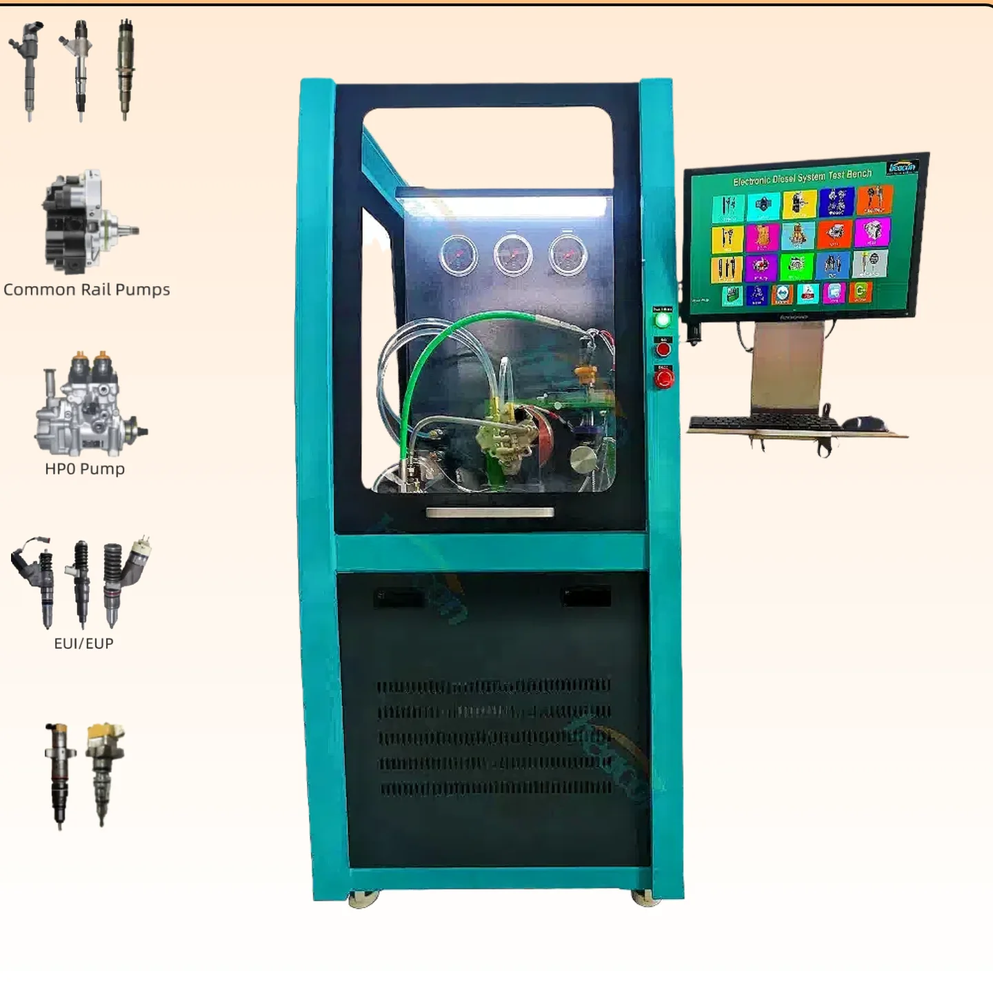 Portable Common Rail Tester Diesel Injector Pump Comprehensive Testing Device