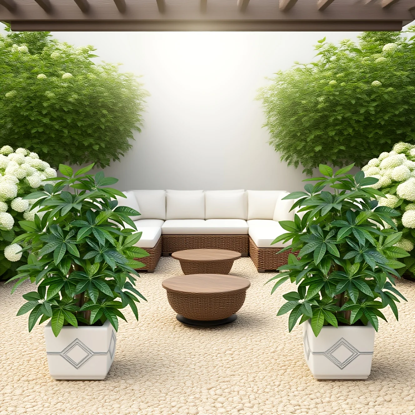 1 قطعة نباتات خضراء كبيرة واقعية شجرة المال الاصطناعية النخيل للحديقة الخارجية حفلات الزفاف شرفة الشرفة ساحة عيد الميلاد