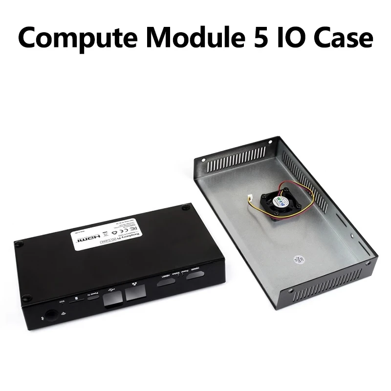 CM5 IO Case Raspberry Pi Official Original CM5 Case with Fan for Compute Module 5 IO Board