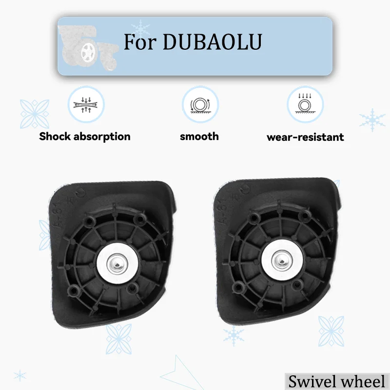 

For DUBAOLU W075 Heavy Duty Luggage Wheel Replacement Parts - Load-bearing Capacity Anti-fall Design Suitable For Travel Bags