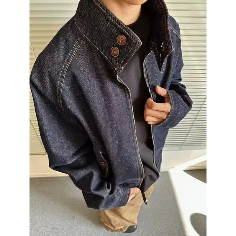 

The Latest Spring and Autumn Minimalist Niche High-end High-quality Fashionable Versatile, Comfortable and Handsome Denim Jacket