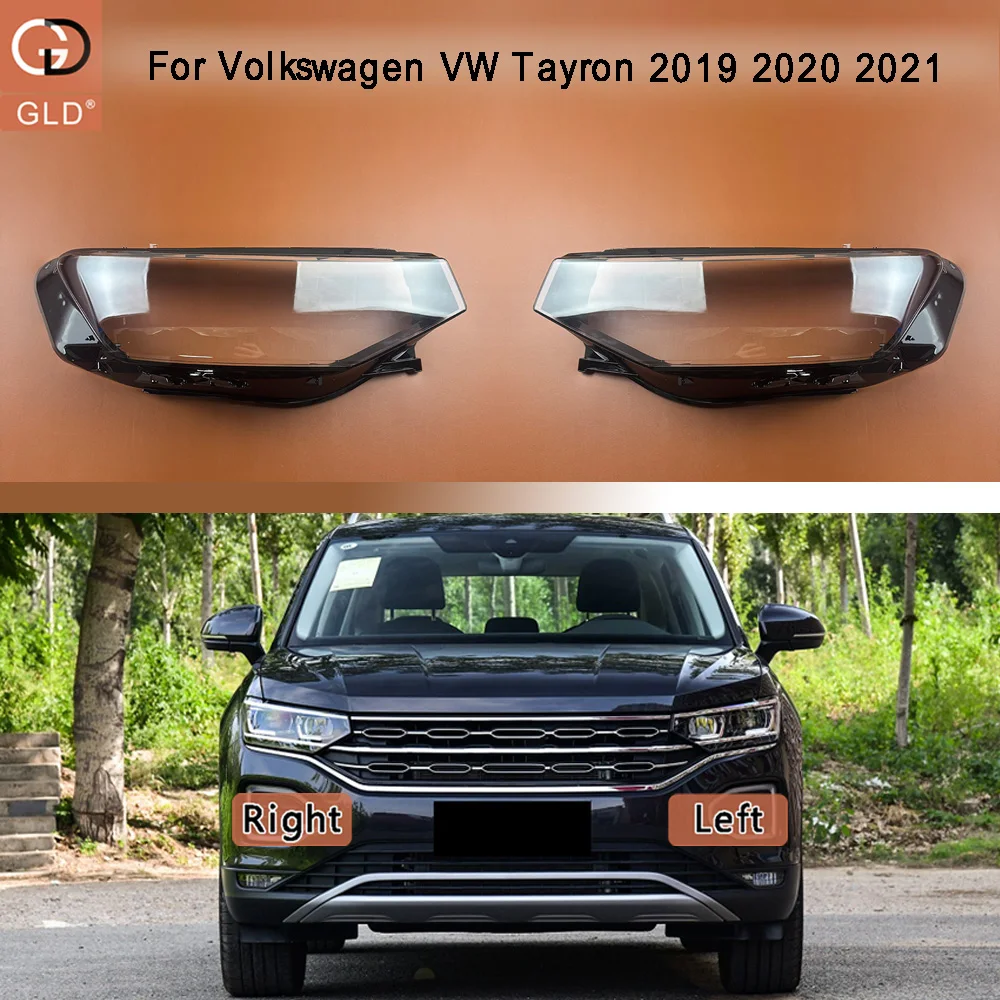

For Volkswagen VW Tayron 2019 2020 2021 Headlamp Housing Transparent Mask Cover Headlight Shell Plexiglass Replace Original Lens